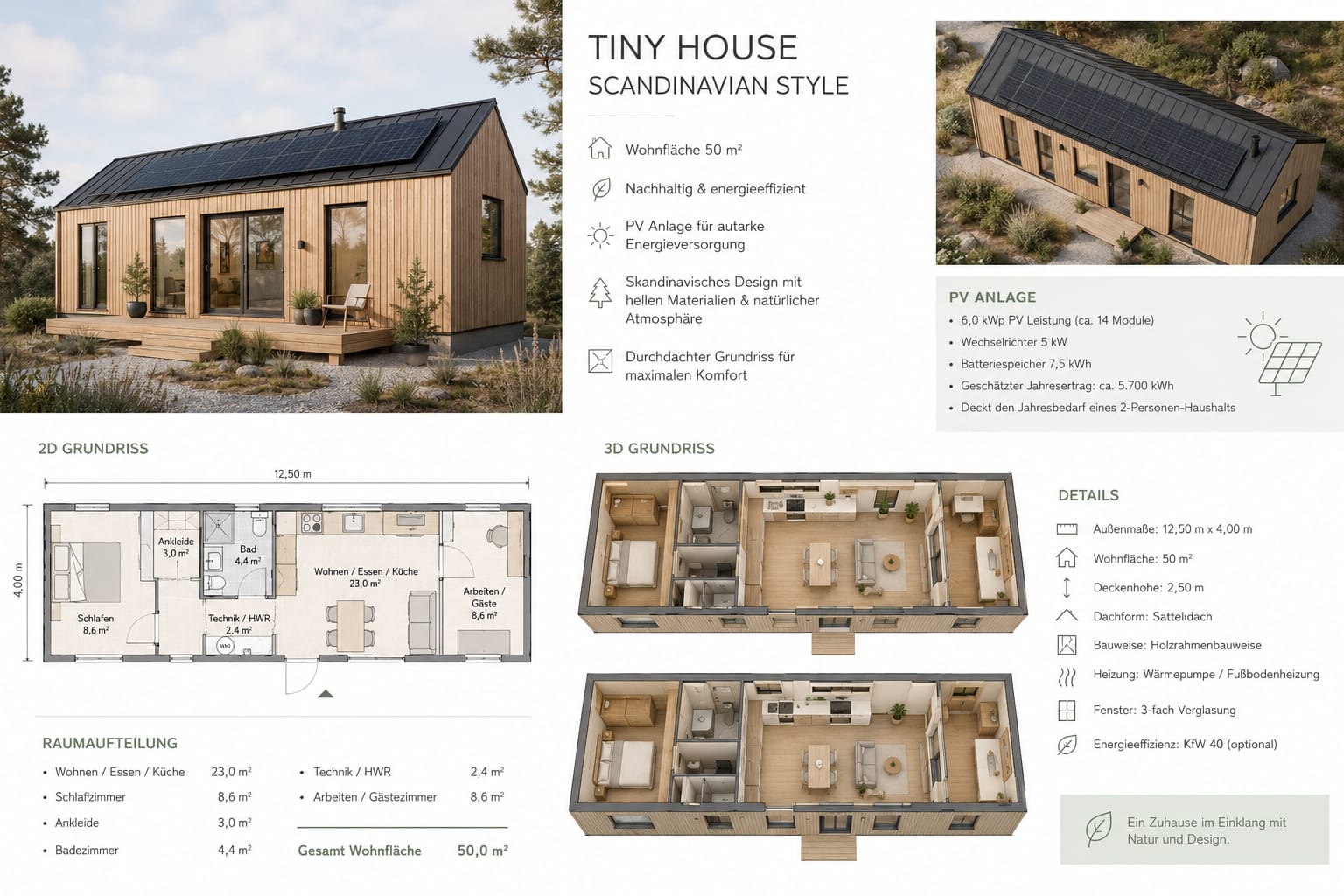 Nordic Tiny 50 — Scandinavian tiny house
